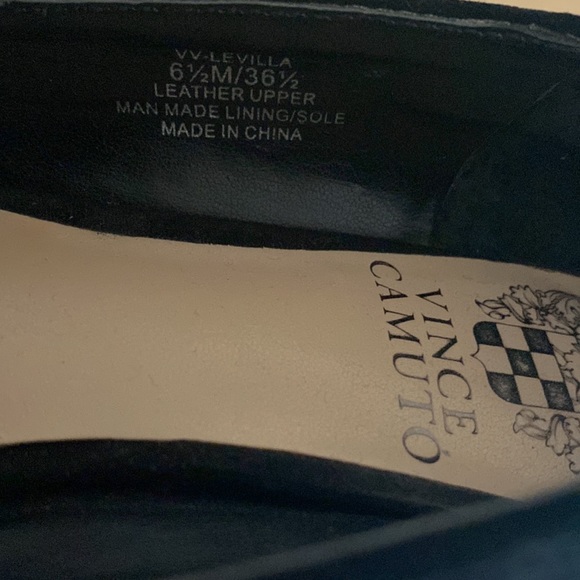 Vince Camuto Black Suede Leather Loafers-6.5 - Picture 8 of 8